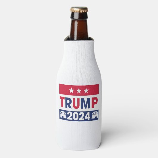 Trump 2024 flesjeskoeler (Fles Voorkant)