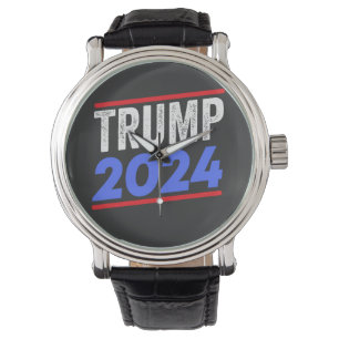 Trump 2024 for President Donald Jr. Maga Election Horloge