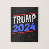 Trump 2024 for President Donald Jr. Maga Election Legpuzzel (Verticaal)