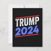 Trump 2024 for President Donald Jr. Maga Election Save The Date (Voorkant)