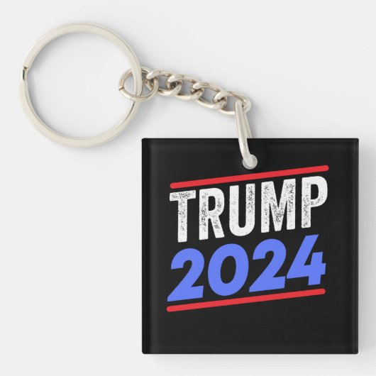 Trump 2024 for President Donald Jr. Maga Election Sleutelhanger (Voorkant)
