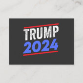 Trump 2024 For President Donald Jr. Maga Election Visitekaartje (Voorkant)