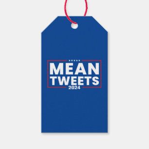 Trump 2024 Gemene Tweets Verkiezing Cadeaulabel
