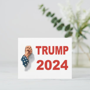 Trump 2024 gevecht briefkaart