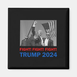 Trump 2024 gevecht Donald Trump Fist Pum Magneet