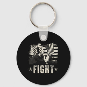 Trump 2024 gevecht Donald Trump Fist Pum Sleutelhanger