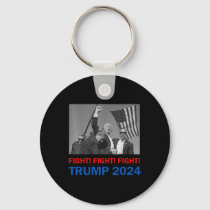 Trump 2024 gevecht Donald Trump Fist Pum Sleutelhanger