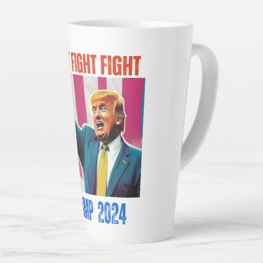 TRUMP 2024 GEVECHT LATTE MOK (Rechterhoek)