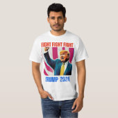 TRUMP 2024 GEVECHT T-SHIRT (Voorkant volledig)