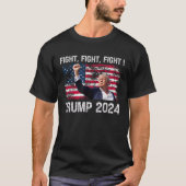 Trump 2024 gevecht - Trump President 2024 T-shirt (Voorkant)