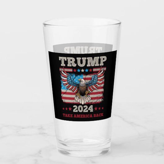Trump 2024 glas (Voorkant)