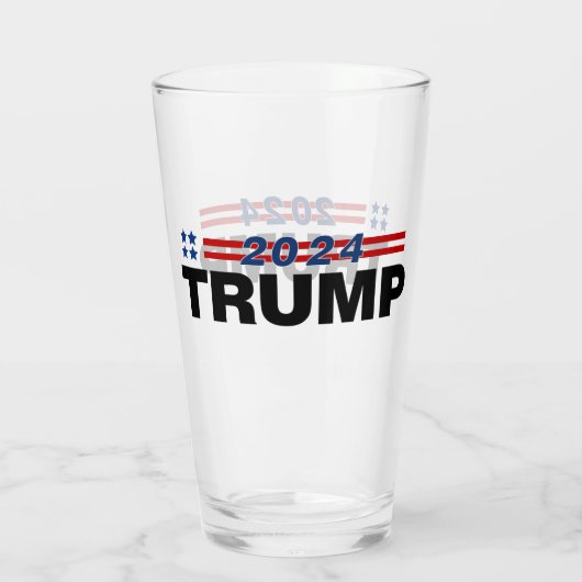 Trump 2024 glas (Achterkant)