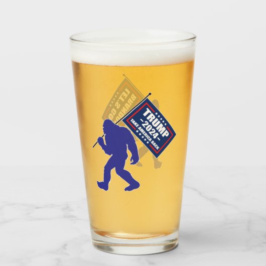 Trump 2024 glas (Voorkant gevuld)