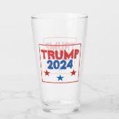 Trump 2024 Glass Glas (Achterkant)