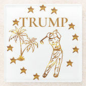 TRUMP 2024 GLAZEN ONDERZETTER (Voorkant)