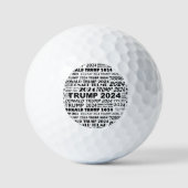 Trump 2024 golfballen (Voorkant)