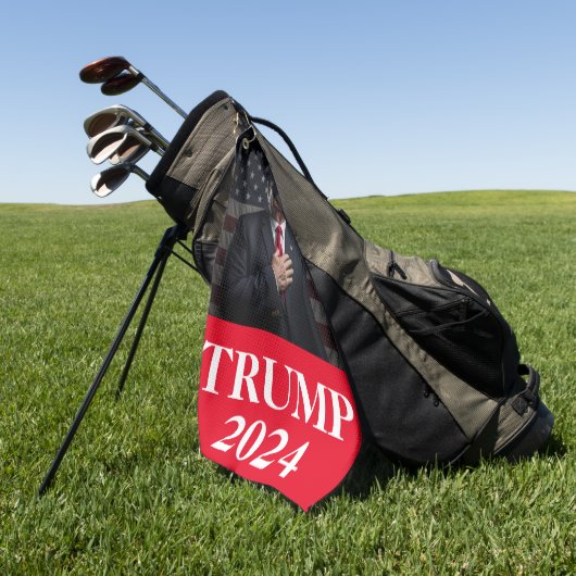 Trump 2024 golfhanddoek (Groen)
