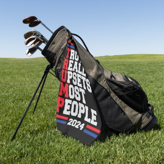 Trump 2024 golfhanddoek (Groen)