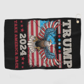 Trump 2024 golfhanddoek (Horizontaal)