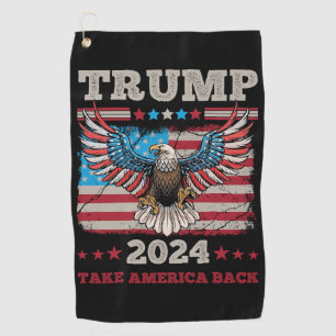 Trump 2024 golfhanddoek