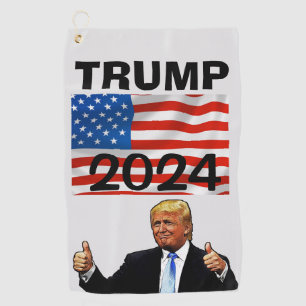 TRUMP 2024 GOLFHANDDOEK PATRIOTTISCH