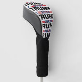 Trump 2024 golfheadcover (Schuin)