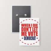 Trump 2024 Grappig Gag Gift Button (Voorkant / Achterkant)