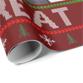 Trump 2024 Grappig Maak Kerstmis weer groot Lelijk Cadeaupapier (Rol Hoek)