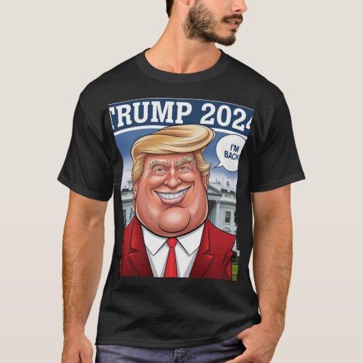 Trump 2024: grappig t-shirt (Voorkant)