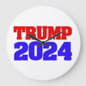 Trump 2024 grote klok (Voorkant)