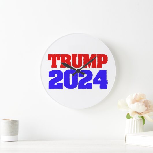 Trump 2024 grote klok (Huis)
