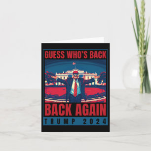 Trump 2024 Guess Who's CK citeert opnieuw Shirt Fu Kaart