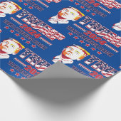 Trump 2024 Haal Amerika terug Cadeaupapier (Hoek)
