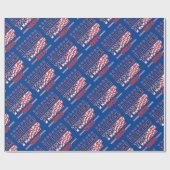 Trump 2024 Haal Amerika terug Cadeaupapier (Vlak)