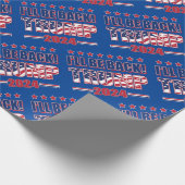 Trump 2024 Haal Amerika terug Cadeaupapier (Hoek)