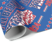 Trump 2024 Haal Amerika terug Cadeaupapier (Rol Hoek)