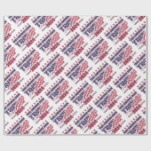 Trump 2024 Haal Amerika terug Cadeaupapier (Vlak)