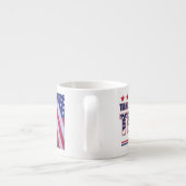 Trump 2024 Haal Amerika terug Espresso Kop (Achterkant)