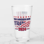 Trump 2024 Haal Amerika terug Glas (Voorkant)