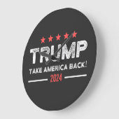 Trump 2024 Haal Amerika terug Grote Klok (Hoek)