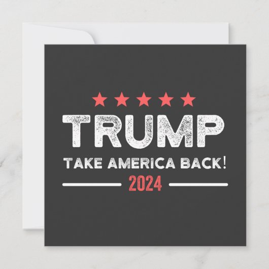 Trump 2024 Haal Amerika terug Kaart (Voorkant)