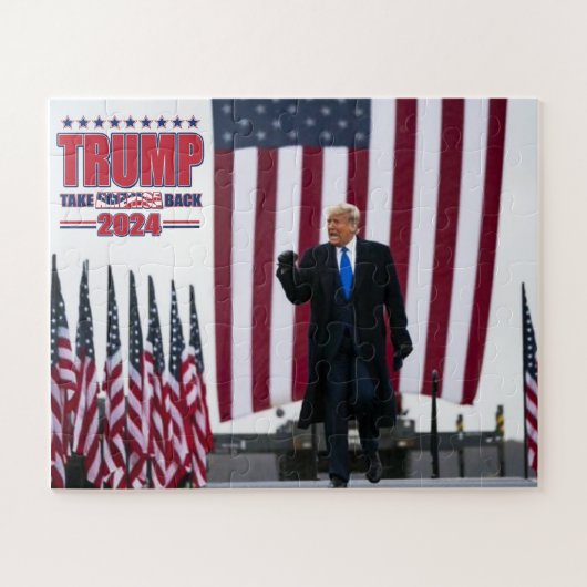 Trump 2024 Haal Amerika terug Legpuzzel (Horizontaal)