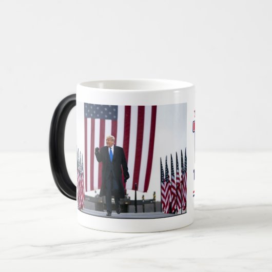 Trump 2024 Haal Amerika terug Magische Mok (Voorkant links)