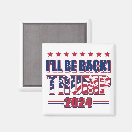 Trump 2024 Haal Amerika terug Magneet (Voorkant / Achterkant)