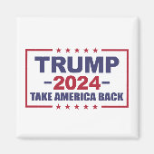 Trump 2024 Haal Amerika terug Magneet (Voorkant)