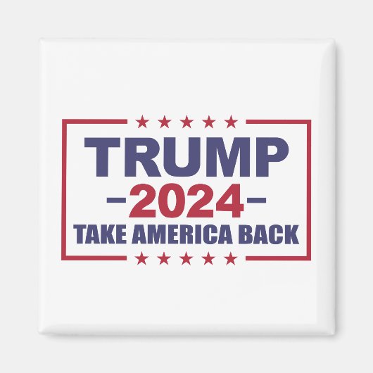 Trump 2024 Haal Amerika terug Magneet (Voorkant)
