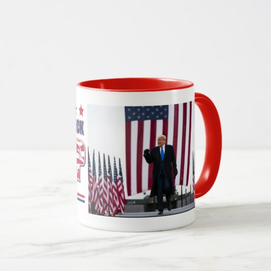 Trump 2024 Haal Amerika terug Mok (Voorkant rechts)