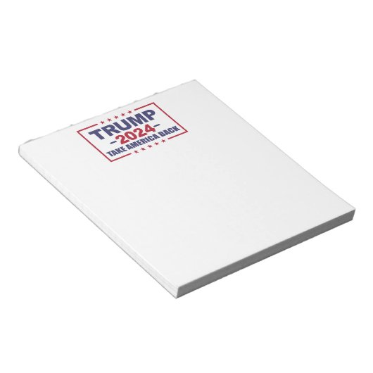 Trump 2024 Haal Amerika terug Notitieblok (Schuin)