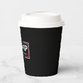 Trump 2024 Haal Amerika terug Papieren Bekers (Links)