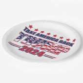 Trump 2024 Haal Amerika terug Papieren Bordje (Gekanteld)